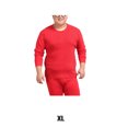 thumbnail image 3 of Guardurnaity Ropa interior térmica para hombre, Tops de algodón de cuello de alta elasticidad y otoño, traje cálido, suministro de ropa Camisetas Rojo XL, 3 of 6
