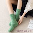 thumbnail image 4 of TRANSLINK 7Pcs Womens Fuzzy Socks Cozy Fluffy Winter Lamb Coral Fleece Warm Slipper Home Sleeping Socks, 4 of 5