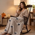 thumbnail image 4 of Fall Throw Blankets, Fall Maple Leaf Thanksgiving Flannel Soft Blanket, Comfort Lightweight Throw Blanket Halloween Themed, for Couch Bed Sofa Decor, 4 of 6