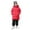 Red, variant on BRGZLK Boys Coats Lightweight Padded Coat Solid Color Long Sleeved Zipper Hooded Windproof and Warm Mid-length Style Winter Outwear with Pocket White 7-8 Years