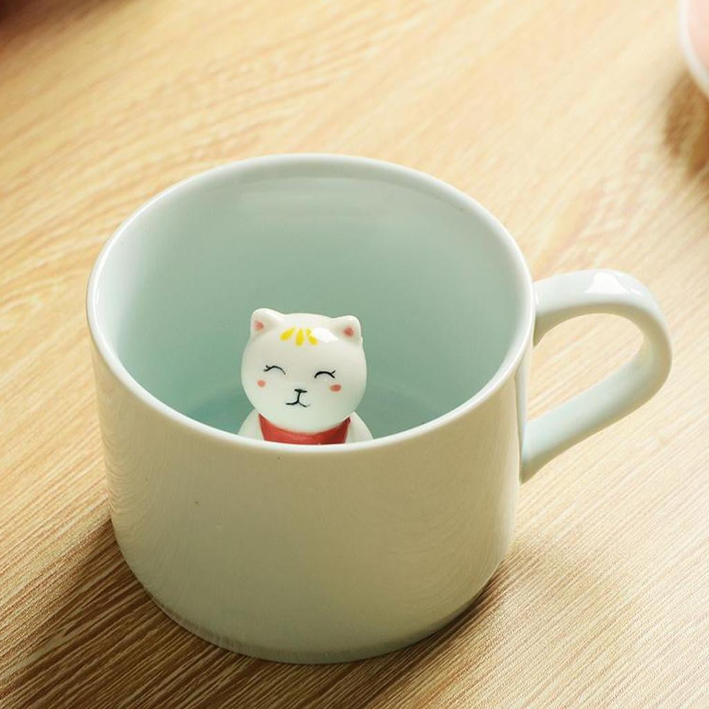 3d Cute Animals Coffee Mug Glass Water Cup Coffee Milk Juice Beverage  Drinking Glass Suitable For Hot Or Cold Drinks, Halloween Gift, Birthday  Gif, Christmas Gift Aesthetic Room Decor Art Supplies Summer