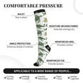 thumbnail image 3 of Lsque Cute Turtle Pattern Sport Compression Socks for Men & Women 15-20 mmHg Knee High Nurse Pregnant Running Medical and Travel Athletic, 3 of 6