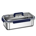 thumbnail image 1 of SIfdSeng Small Snack Containers Airtight Food Storage Containers with Lids Food Grade 316 Stainless Steel Leakproof Design Large Capacity for Kitchen Stackable and Portable for Outdoor, 1 of 3