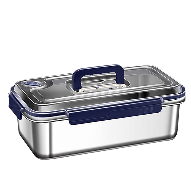SIfdSeng Small Snack Containers Airtight Food Storage Containers with Lids Food Grade 316 Stainless Steel Leakproof Design Large Capacity for Kitchen Stackable and Portable for Outdoor