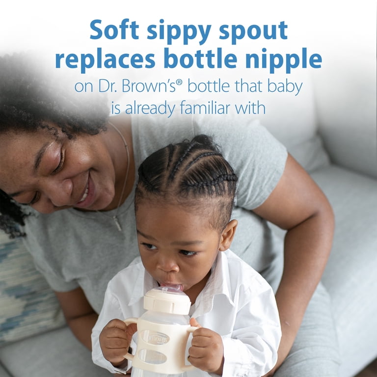 Milestones Wide-Neck Sippy Bottle, 9oz, 2 Pack photo 2