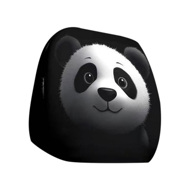 Vwrxbz Car Headrest Cover Funny Print Universal Stretchy Seat Headrest Protector Single Automotive Accessory