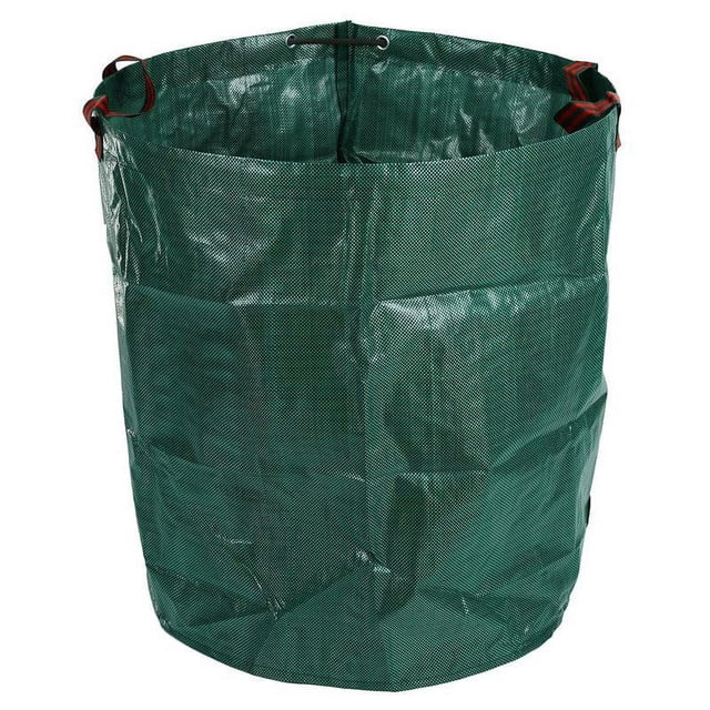 Sac à Déchets de Jardin 270 L Grand Solide Imperméable Robuste Réutilisable Pliable Sac à Ordures Herbe