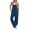 Blue, variant on Avolia Women's Washed Denim Jumpsuit Sleeveless Wide Leg Casual Overalls Relaxed Fit Pant