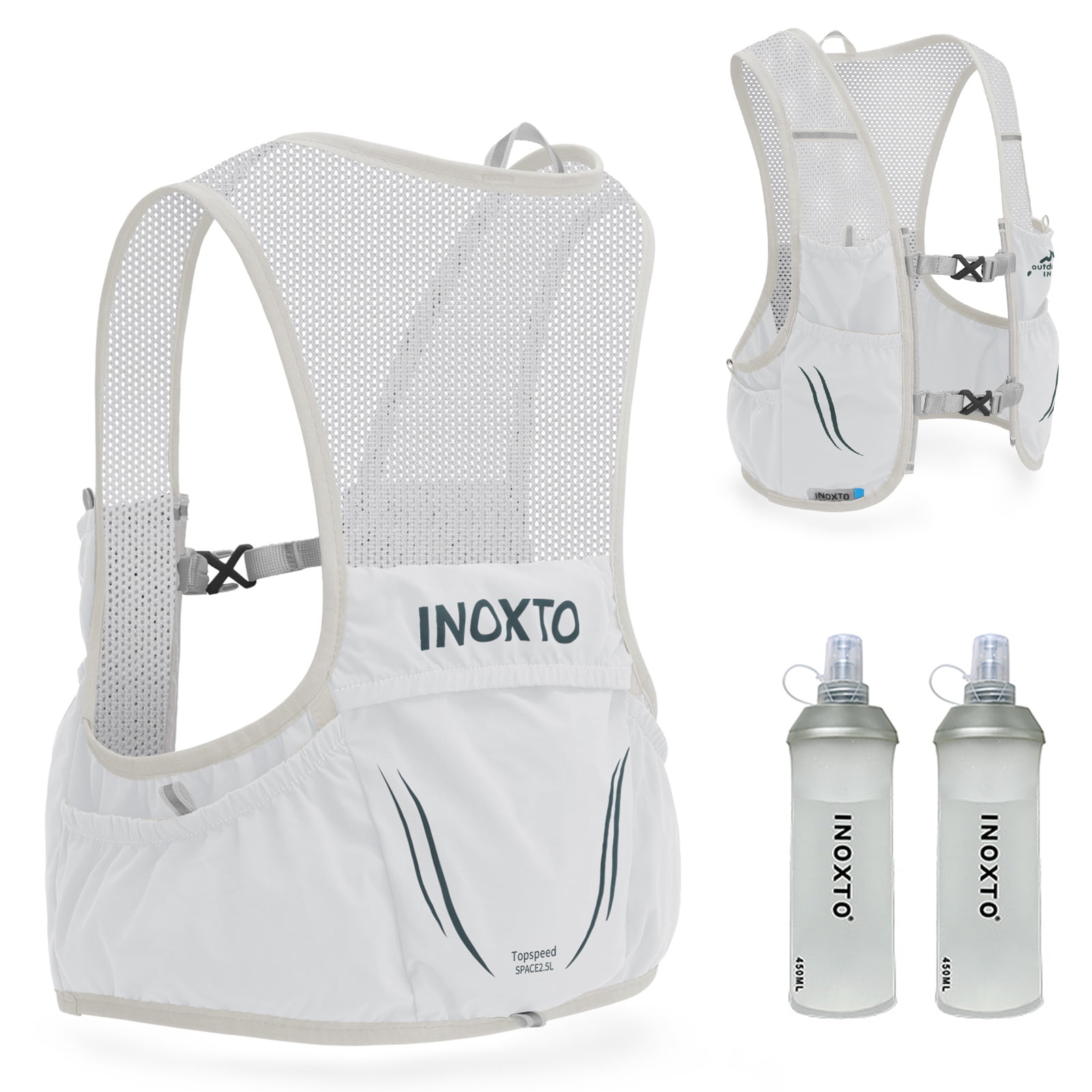 Tomshine Outdoor Running Backpack with Two Water Bladders Bicycle