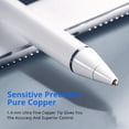 thumbnail image 4 of Stylus Pen for Apple iPad & iPhone, Stylus Capacitive Rechargeable Pen for iPad Air 2,3 iPad Mini 3,4,5 iPad 3 iPad 2018,2019 iPad Pro1,Pro 2 and Later iPhone 6,7,8 and etc White and Black, 4 of 9