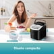 thumbnail image 4 of EUHOMY M&aacute;quina de Hielos para Casa, Ice Cube Maker Countertop with Handle, 12 kg/D&iacute;a,9 Cubes in 6 Mins, Maquina para Hacer Hielo Autolimpieza y Cuchara de Hielo para Cocina/Ofici, 4 of 8
