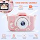 thumbnail image 3 of Cámara para niños, cámara de fotos digital selfie y cámara de vídeo con lente dual/pantalla de 2 pulgadas/tarjeta 1080P HD/16G TF, regalo de cumpleaños para niños (rosa), 3 of 7