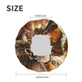 thumbnail image 4 of KLL Modern Floral Guinea Pig Pattern Shower Cap & Bath Cap for Women,Reversible Oversized Waterproof Shower Caps for all Hair Lengths,Elastic Reusable Bathing Hair Cap, 4 of 6