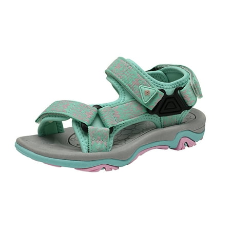 

Dream Pairs Kids Casual Beach Walking Sandals Girls Boys Summer Open Toe Sandals Outdoor Sports Sandals Shoes 170892-K Mint/Pink Size 13