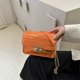 thumbnail image 2 of Bolso de cadena para mujer, bandolera brillante a la moda, bandolera para mujer (naranja), 2 of 7