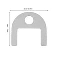 thumbnail image 2 of Luxshiny Llave Para De Papel Plateada Con Ergonómico Y Acero Inoxidable Resistente, 2 of 6