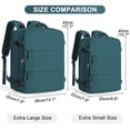 thumbnail image 4 of Large Travel Backpack for Women Men Airplane Approved, Carry on Backpack for Men Personal Item Travel Bag Carry on Flight, Waterproof Laptop Backpack Casual Daypack for Hiking with Shoes Compartment, 4 of 10