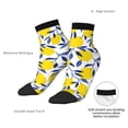 thumbnail image 6 of Rocae Tropical Lemon for Premium Adult Socks,Comfortable, Breathable, and Durable Socks, Perfect for Everyday Wear, 6 of 7