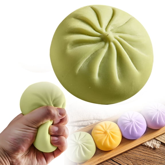 Giant Mystery Dumpling Squishy, Jumbo Dumpling Toy with Steamer Box, Large Dumplings Stress Ball Sensory Toys , Soft Squeeze Decompression Dough 10 dollar white elephant gifts