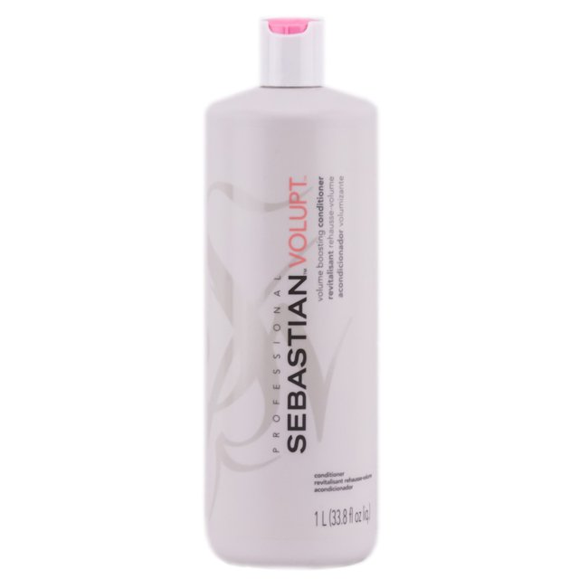 Acondicionador de Aumento de Volumen Sebastian Volupt 33.8 oz / litro Pack de 3 con Peine de Burlas SLEEKSHOP