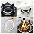 thumbnail image 4 of 100 piezas de protectores de estufa de gas, cubiertas redondas para quemadores de estufa, cubiertas de aluminio para estufas, cubiertas para quemadores de estufas de gas, 4 of 6