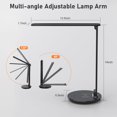 thumbnail image 2 of LED Desk Lamp with Usb Port Wireless Charging Charger Touch Control 5 Lighting Modes TOPESEL 60 Min Auto Timer Eye-Caring for a Home Office Black, 2 of 8