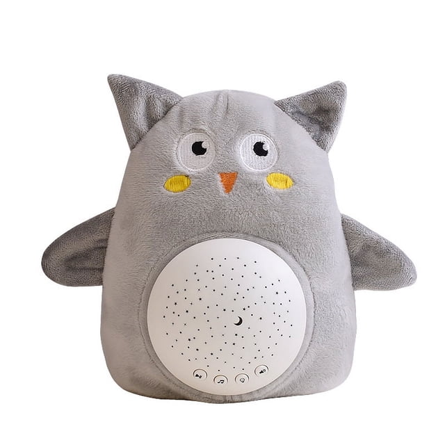 Luz de noche para bebé con sensor activado - Regalo de peluche para bebé - Canción de cuna - Sonidos de ruido blanco, música y luces - Juguete infantil - Regalo único para recién nacidos - Ayuda para