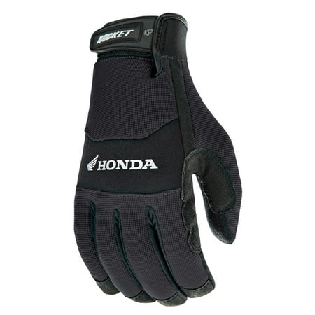 - Joe Rocket Honda Crew Touch Mens Black Textile Motorcycle Gloves