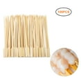 thumbnail image 1 of Lojalitet 100 Pcs Brochettes de Barbecue en Bambou Jetables Bâton de Bambou Brochettes à Palette de Barbecue, 1 of 8