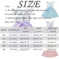 thumbnail image 3 of Dresses For Girls Short Sleeve Floral Prints Princess Dance Party Clothes Toddler Girls ,Size 3 Years-4 Years, 3 of 7