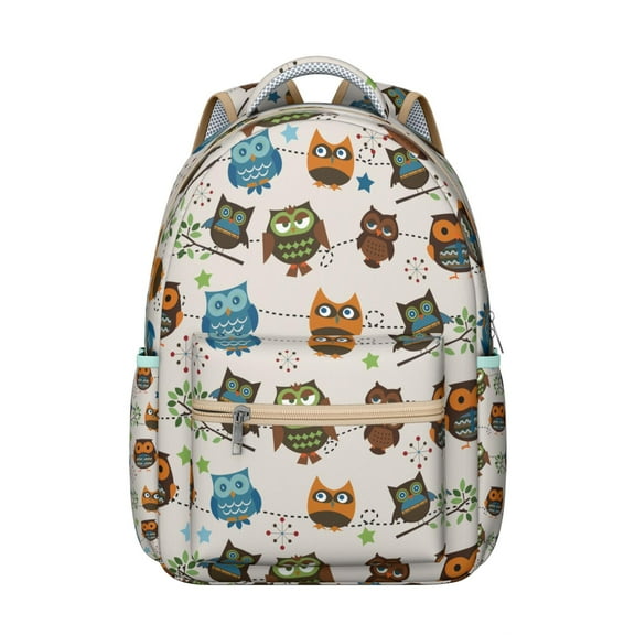 Student’s Backpack with Cute Big Eyes Owl Design Durable, Waterproof, Scratch-Resistant School Bag, Breathable Foam Padding, Multifunctional for Travel, Sports, and Daily Use