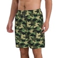 thumbnail image 2 of Naloa Camouflage Dinosaur Men's Beach Shorts, Surfing shorts, Swim trunks, Quick Dry Swim Trunks for Surfing Beach Fun - Large, 2 of 9