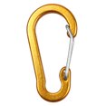 thumbnail image 4 of TFixol 10-Pack Golden Aluminum Alloy S-Shape Spring Clips, Flat Wire Carabiners, 50x26mm, 5.4g, Multi-Color Options, 4 of 5