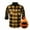 Yellow, variant on Chiccall Flannel Shirt for Men Western Vintage Button Down Fleece Lined Shirts Casual Cozy Warm Mens Plaid Shirt with Pockets