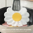 thumbnail image 6 of Daisy Trivet for Hot Pots and Dishes, 6.7 Inch Round Flexible Silicone Pot Holders Hot Pads, Anti-Slip Coaster, Heat Resistant Mat Multi-Use Creative Placemat, Hot Pads for Kitchen, 6 of 8