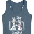 thumbnail image 3 of Frozen - Winter - Anna & Elsa In This Together - Women's Racerback Tank Top, 3 of 5