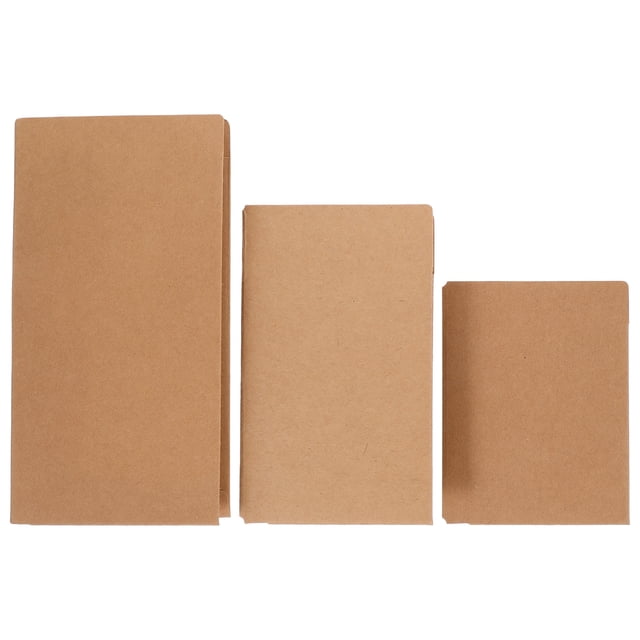 Estuche con cremallera de 3 piezas y tarjetero de papel kraft. Organizador de carpetas de archivos para documentos, tarjetas, recibos, tarjetas de crédito, visas de viaje y billetes.