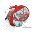 thumbnail image 3 of 4 Pc Kitchen Set (Santa With Deer On Truck), 3 of 3