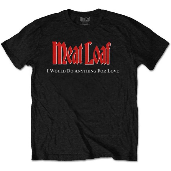 Meat Loaf Adult IWDAFLBIWDT Back Print Cotton T-Shirt