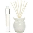 thumbnail image 4 of Hosley Aromatherapy Lavender Reed Diffuser Oil Set – 110ml Ceramic Owl Bottle with Rattan Sticks, Farmhouse Home Fragrance for Bathroom, Spa, & Wedding Gift, 4 of 5