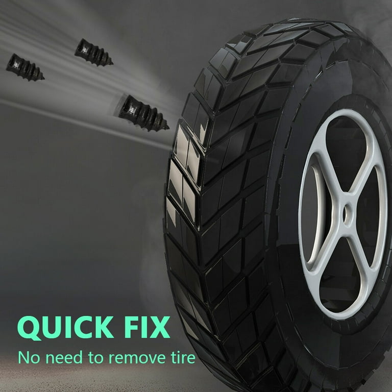 10 Pcs Tire Repair Nail Quick Fix Self-Service Tire Repairing Nail