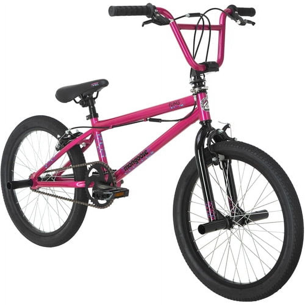 Mongoose bike black and cheap pink