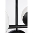 thumbnail image 5 of Eclipse 7 Lights Black Pendant With Frosted White Glass, 5 of 5
