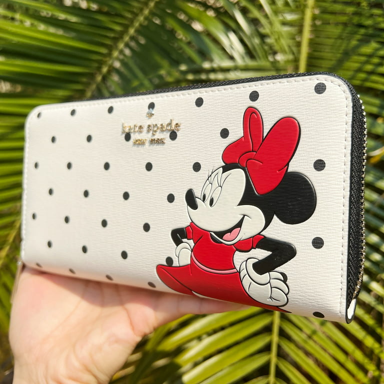 Kate Spade Disney Minnie Mouse Zip Around Wallet