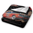 thumbnail image 4 of The Dukes Movie of Hazzard Ultra-Soft Micro Fleece Blanket Picnic Blanket Travel Blanket Funny Child for All Season Sofa Office Couch Chair Living Room Bed 40"x30", 4 of 6