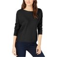 thumbnail image 1 of I.N.C Womens Dolman Pullover Sweater, Black, X-Large, 1 of 1