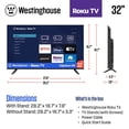 thumbnail image 5 of Westinghouse WR32HX2210 32 inch HD Smart Roku TV, 5 of 7