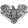 thumbnail image 1 of Anillo de águila, anillo de moda, diseño de águila, joyería para el dedo, anillo ajustable para el dedo., 1 of 6