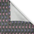 thumbnail image 6 of Ambesonne Tribal Valance & Curtain, Herringbone Motifs, 55"x24", Pink Lilac Pale Green, 6 of 6