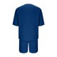 thumbnail image 4 of Blusa de Manga Corta Hombres de Moda Casual Sólido Turndown Top Blusas Traje Conjunto, Traje de Dos Piezas para Diario Y Casual, 4 of 6